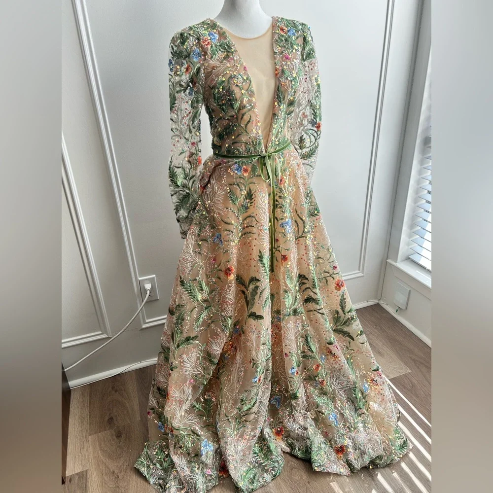 Teuta Matoshi Whispering Forrest Gown - Picture 6 of 13